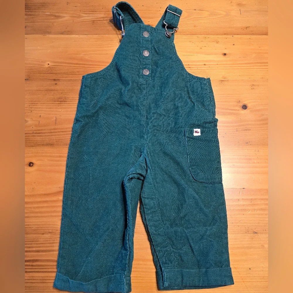 Carters Baby Holiday Thermal Tee & Corduroy Overalls